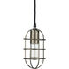 Hines 4 inch Antiqued Brass Pendant Light Ceiling Light