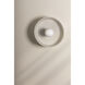 Ray 1 Light 11 inch Aged Brass and Ceramic Reactive White Flush Mount Ceiling Light