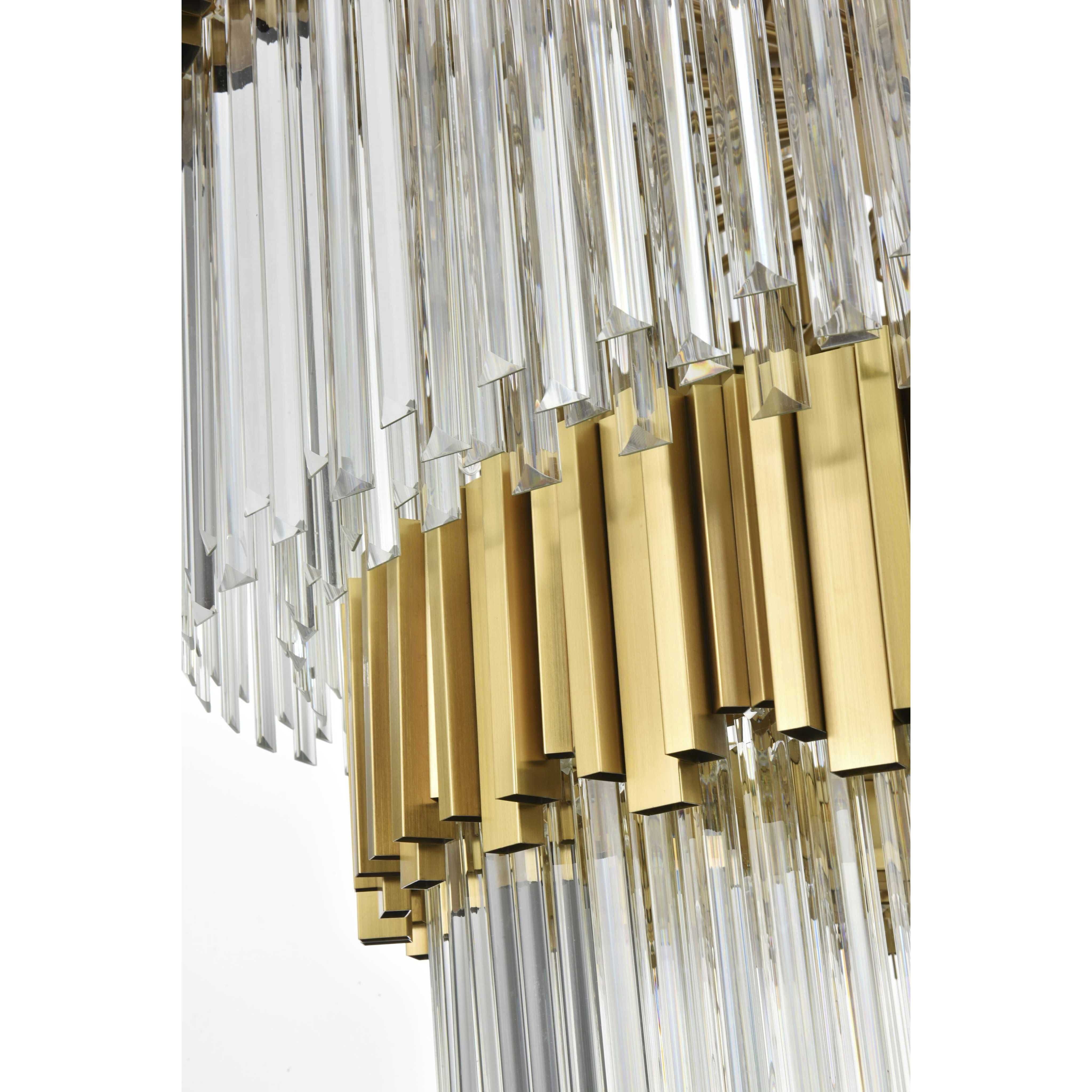 Willow 39 Light 48 inch Satin Gold Chandelier Ceiling Light