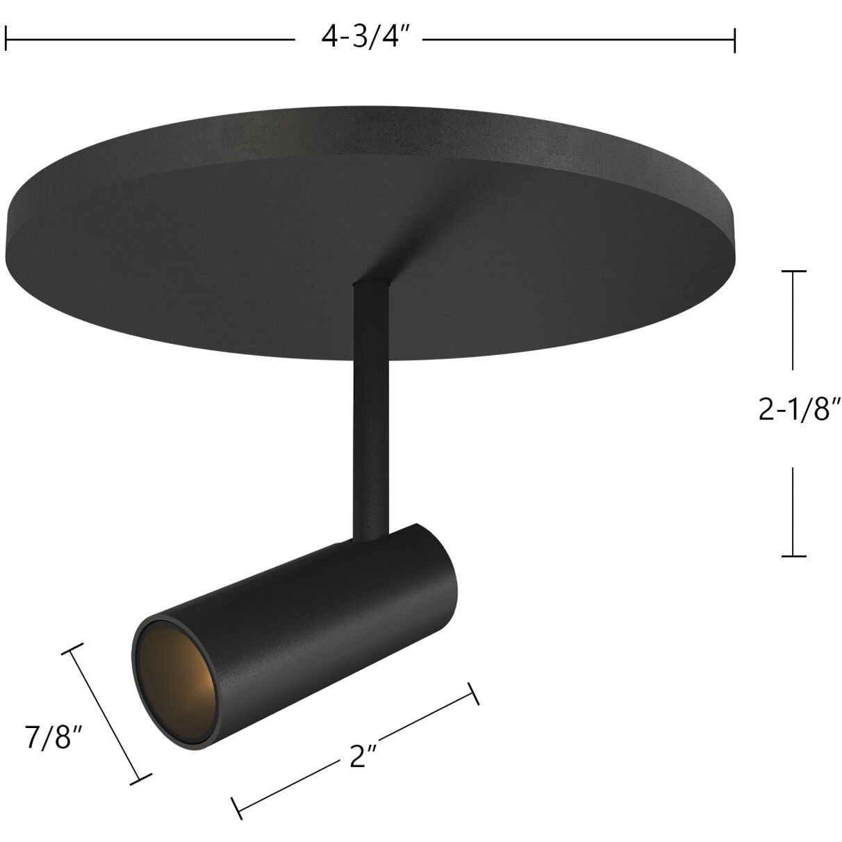 Downey LED 4.38 inch White Semi-Flush Mount Ceiling Light