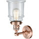 Franklin Restoration Canton LED 7 inch Antique Copper Sconce Wall Light, Franklin Restoration