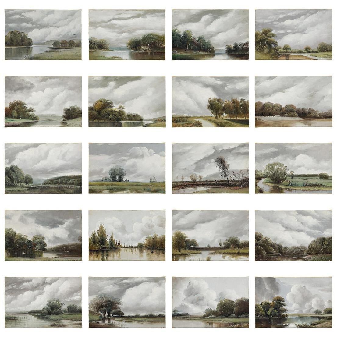 Tony Fey's Nature Walk 9.25 X 6 inch Paintings, Set of 20