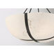 Chalfont 4 Light 30 inch Matte Black Pendant Ceiling Light
