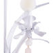 Lowcountry 1 Light Hi-Gloss White and Textured Leaves Wall Sconce Wall Light