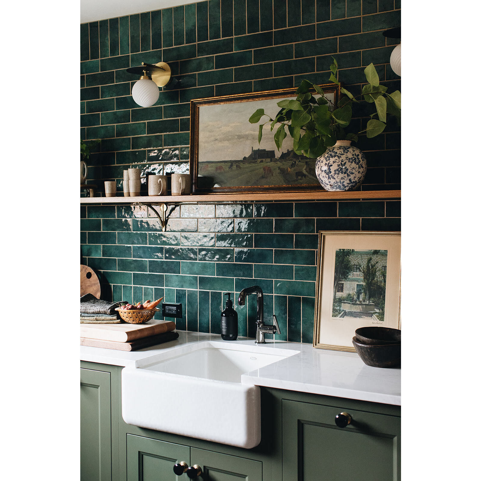 Ellis LED 7 inch Aged Brass and Black Wall Sconce Wall Light