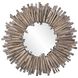 Durango 37 X 37 inch Natural/Gray Mirror