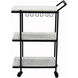 After Hours White Bar Cart
