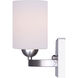 Madison 1 Light 8 inch Brushed Pewter Vanity Light Wall Light