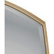 Radiant 48 X 30 inch Antique Gold Leaf Mirror