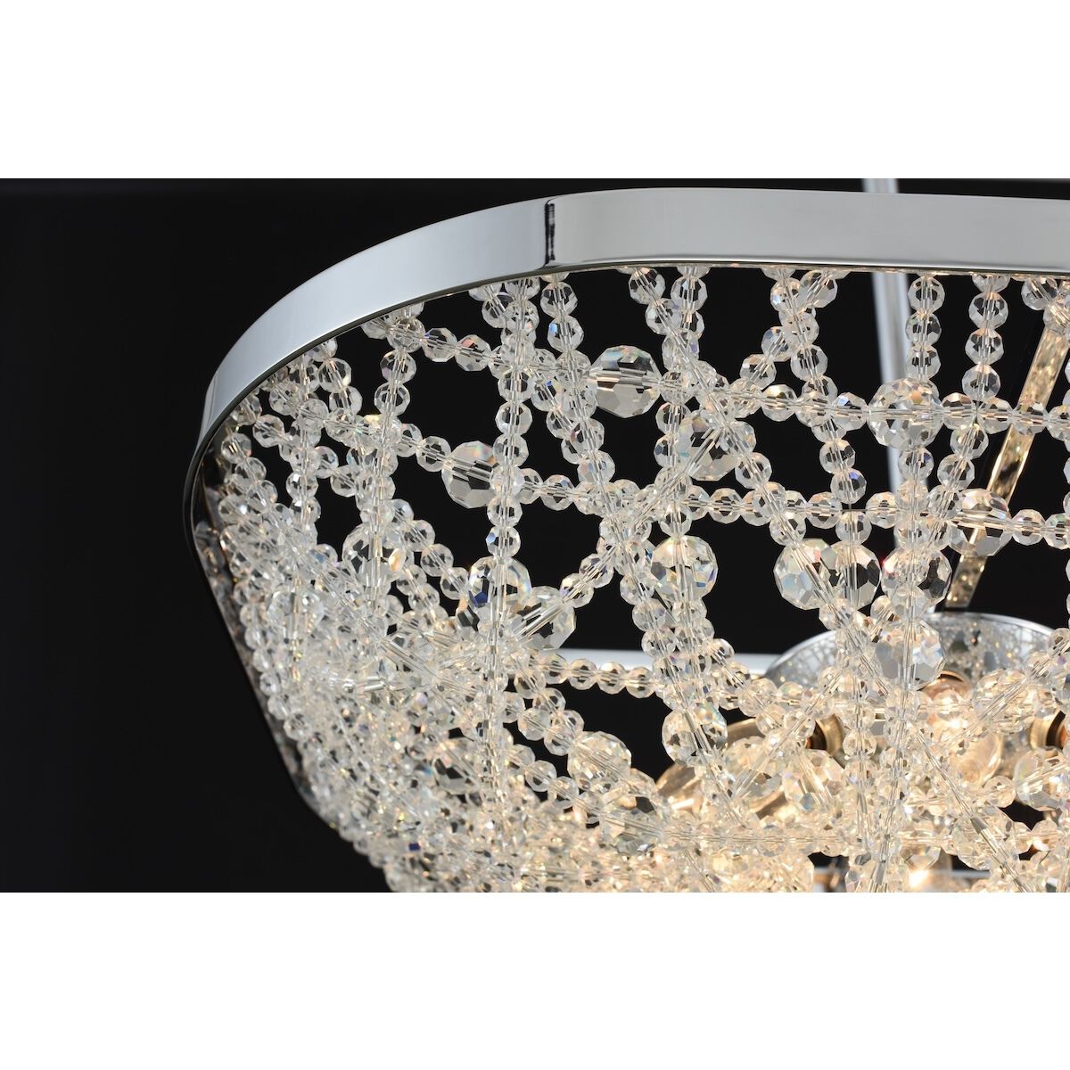 Lana 6 Light 21 inch Chrome Pendant Ceiling Light