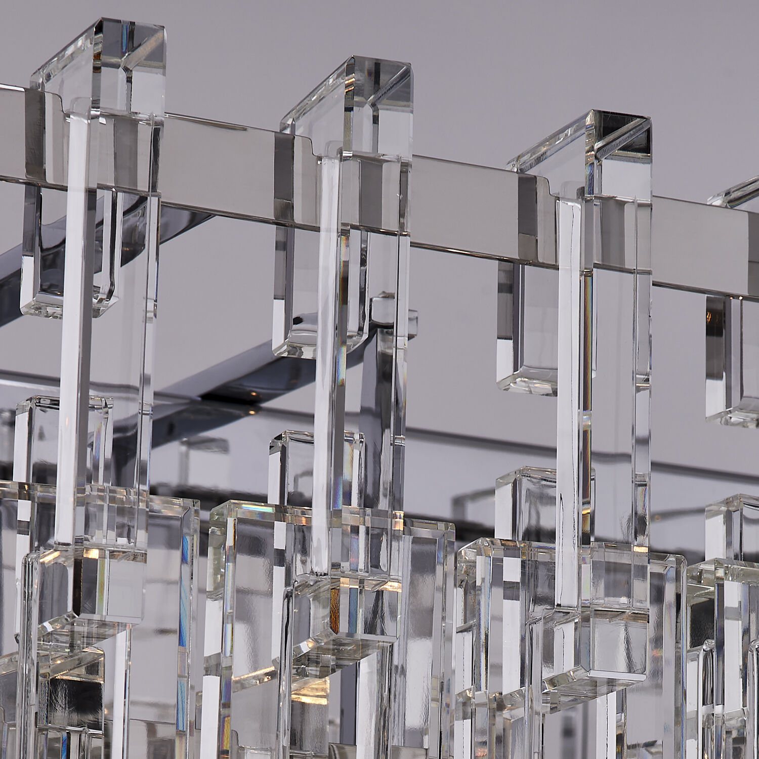 Catene 7 Light 12 inch Chrome Linear Pendant Ceiling Light