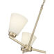 Strayhan 3 Light 18 inch Modern Gold Chandelier Ceiling Light