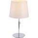 Sleeker 24 inch 12.00 watt Polished Chrome Table Lamp Portable Light