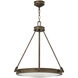 Collier 4 Light 21.5 inch Light Oiled Bronze Indoor Foyer Pendant Ceiling Light