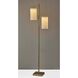Matilda 67 inch 6.00 watt Antique Brass Tree Floor Lamp Portable Light, with Smart Switch