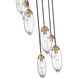 Arden 7 Light 18 inch Rubbed Brass Chandelier Ceiling Light