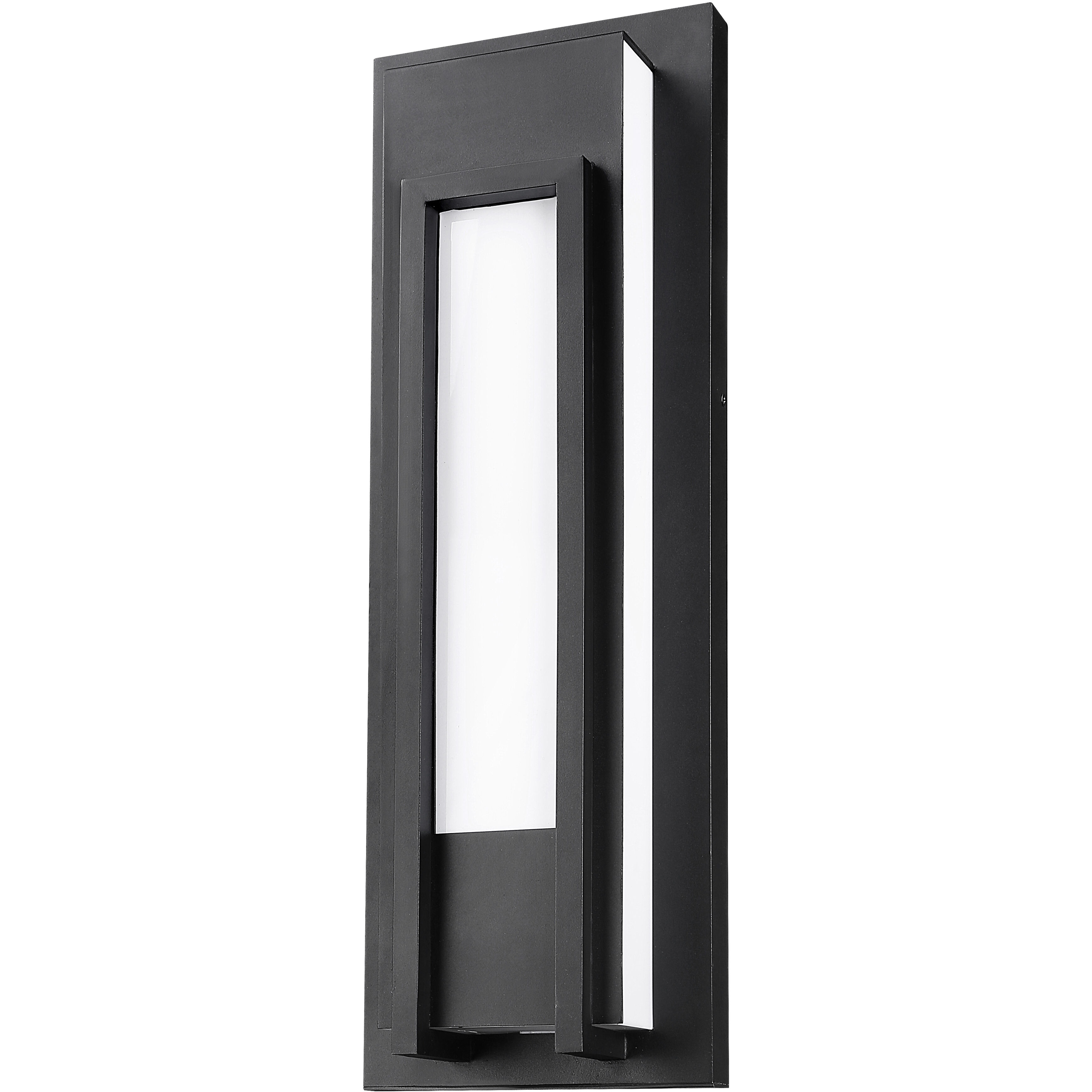 Keaton LED 24 inch Black Outdoor Wall Light