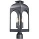 Presence 2 Light 19 inch Black Outdoor Post Lantern Head