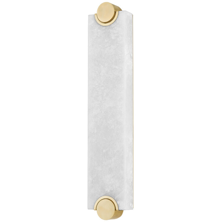 Brant LED 5 inch Aged Brass ADA Wall Sconce Wall Light