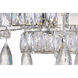 Cascata LED 22 inch Chrome Flush Mount Ceiling Light