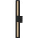 Citadel LED 28 inch Black Outdoor Wall Mount