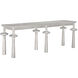 Destemonia 89 X 25 inch White Wash Console