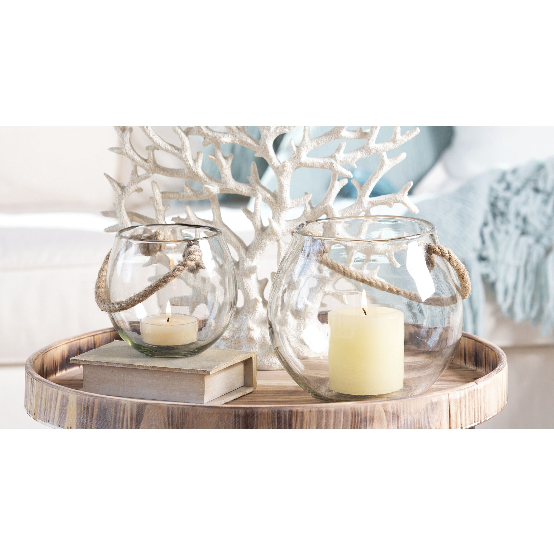 Rusa 8.25 X 7 inch Candleholder, Set of 2