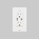 1G Duplex 125 White Outlet, USB A + C