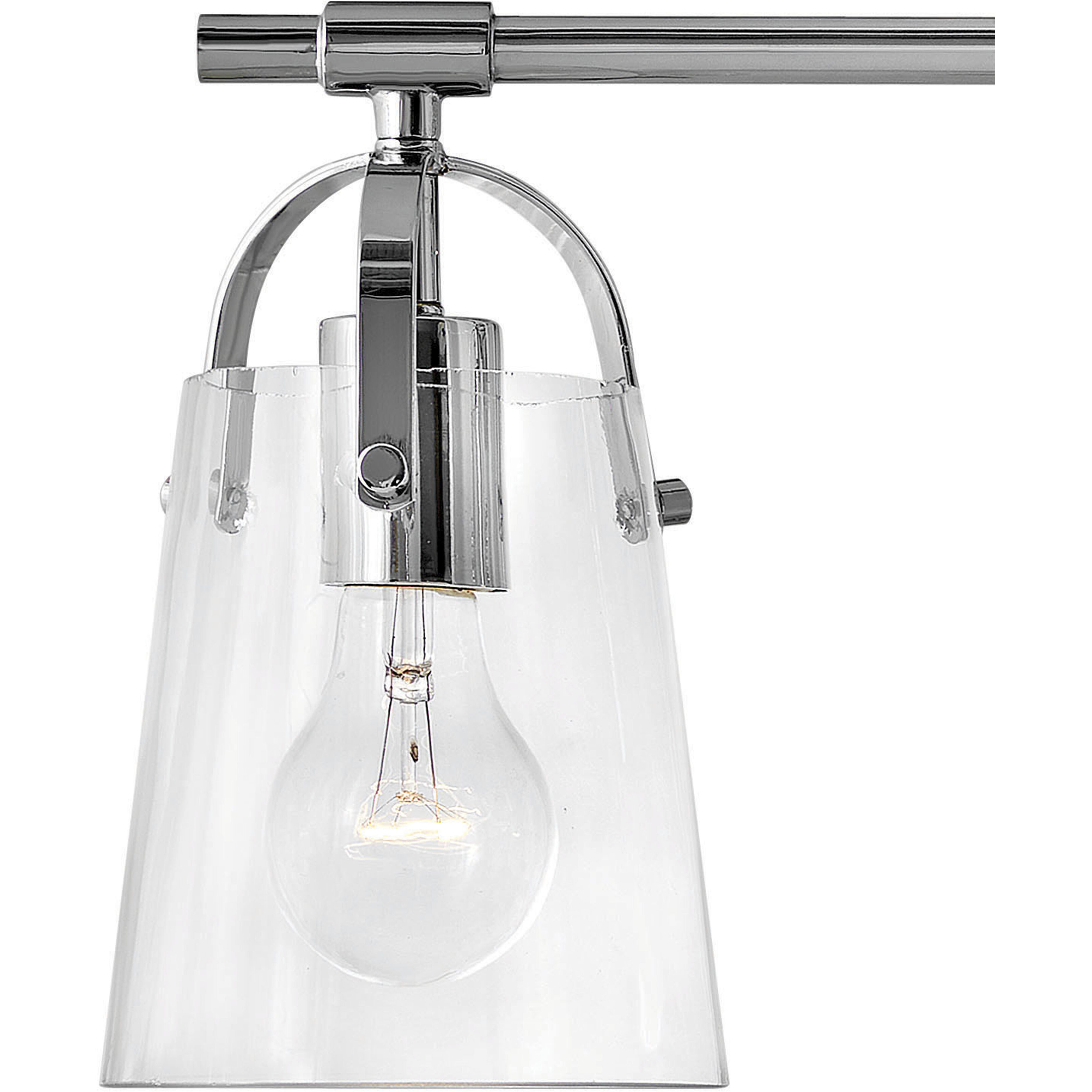 Foster 4 Light 31.75 inch Chrome Vanity Light Wall Light