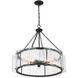 Genry 5 Light 26 inch Matte Black Pendant Ceiling Light