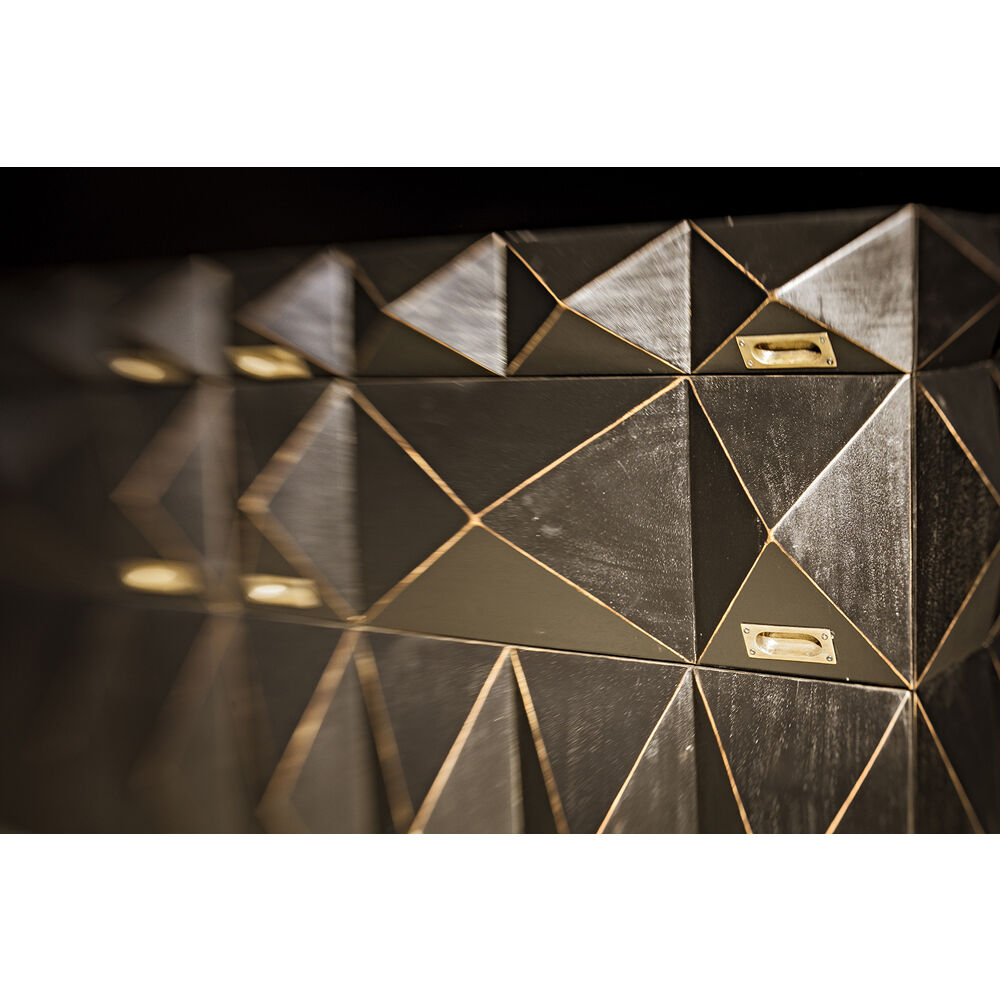 Allegra Hand Rubbed Black Dresser