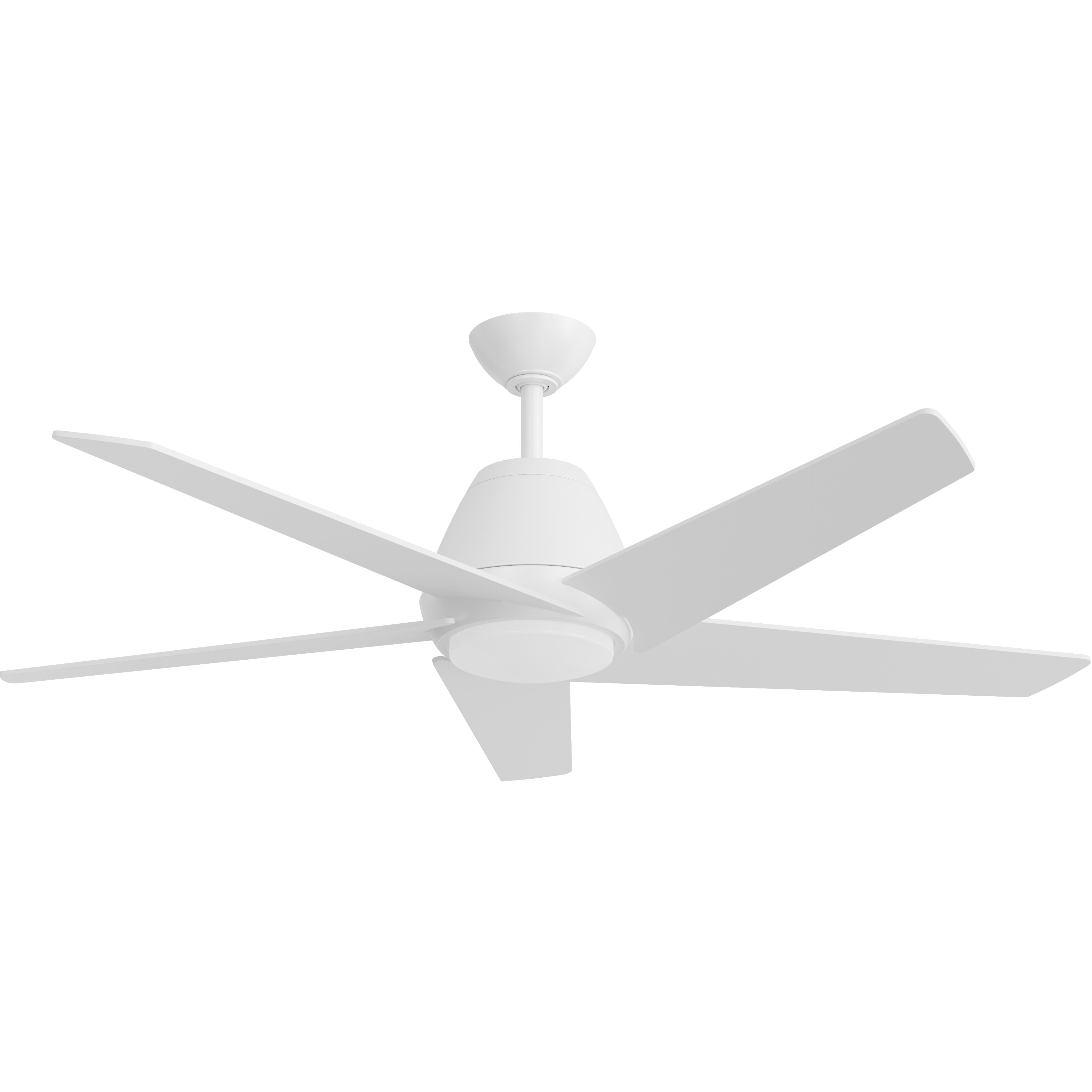 Gust 54 inch Matte White Ceiling Fans