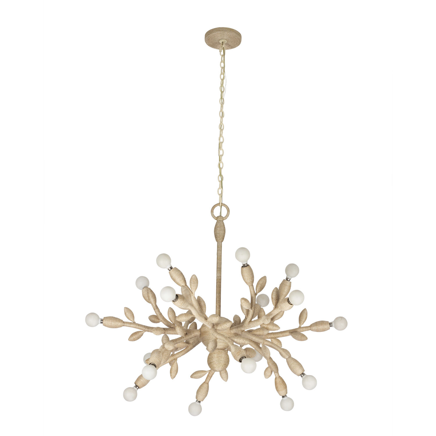 Branche 18 Light 36 inch Warm Ivory Pendant Ceiling Light