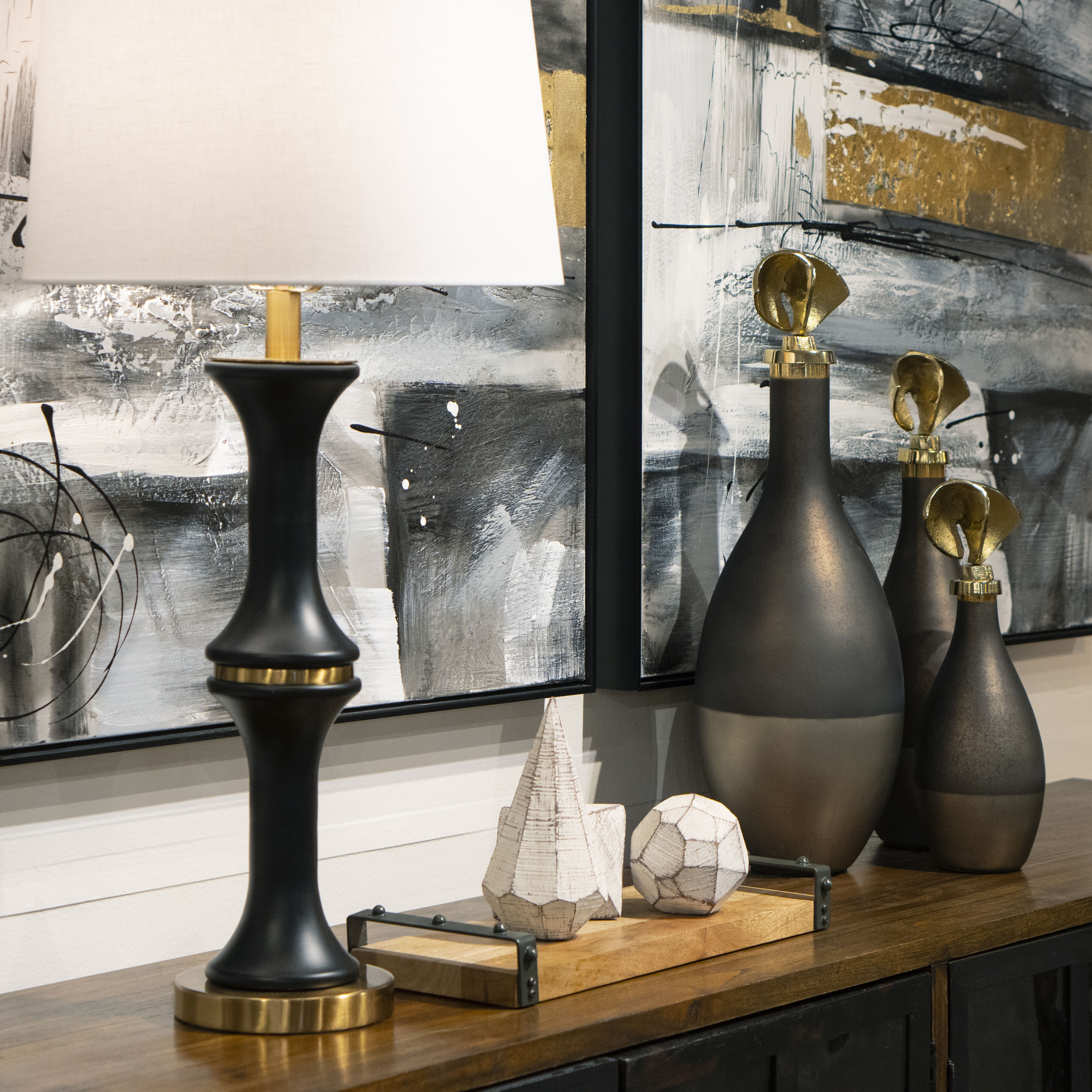 Linwood Natural with Black Tray