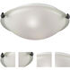 Sunglow 2 Light 13 inch Brushed Nickel Flush Mount Ceiling Light
