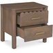Wiley 23.5 X 22.5 inch Brown Nightstand