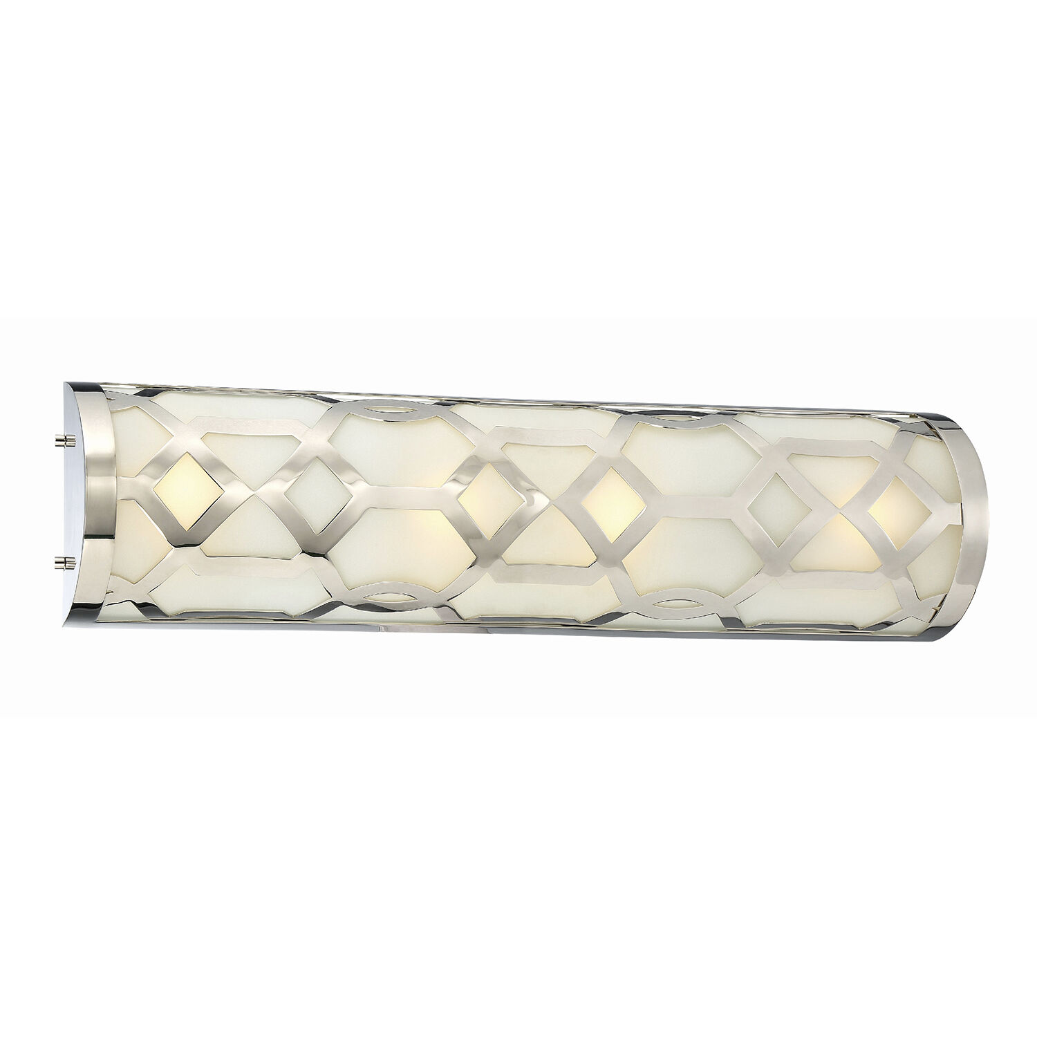 Jennings Bath Vanity Light Wall Light in Polished Nickel