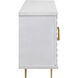 Brendle Whitewash with Gold Credenza