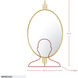 Propaganda 41 X 22 inch Gold Wall Mirror
