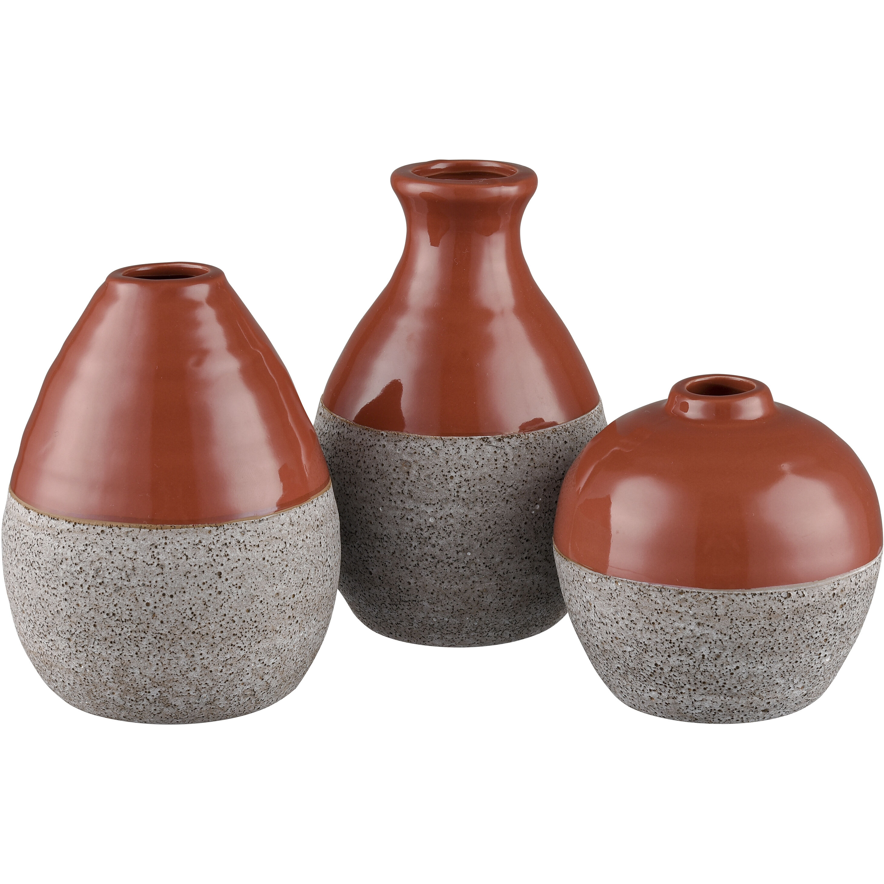Baer 6 X 4 inch Vase, Set of 3