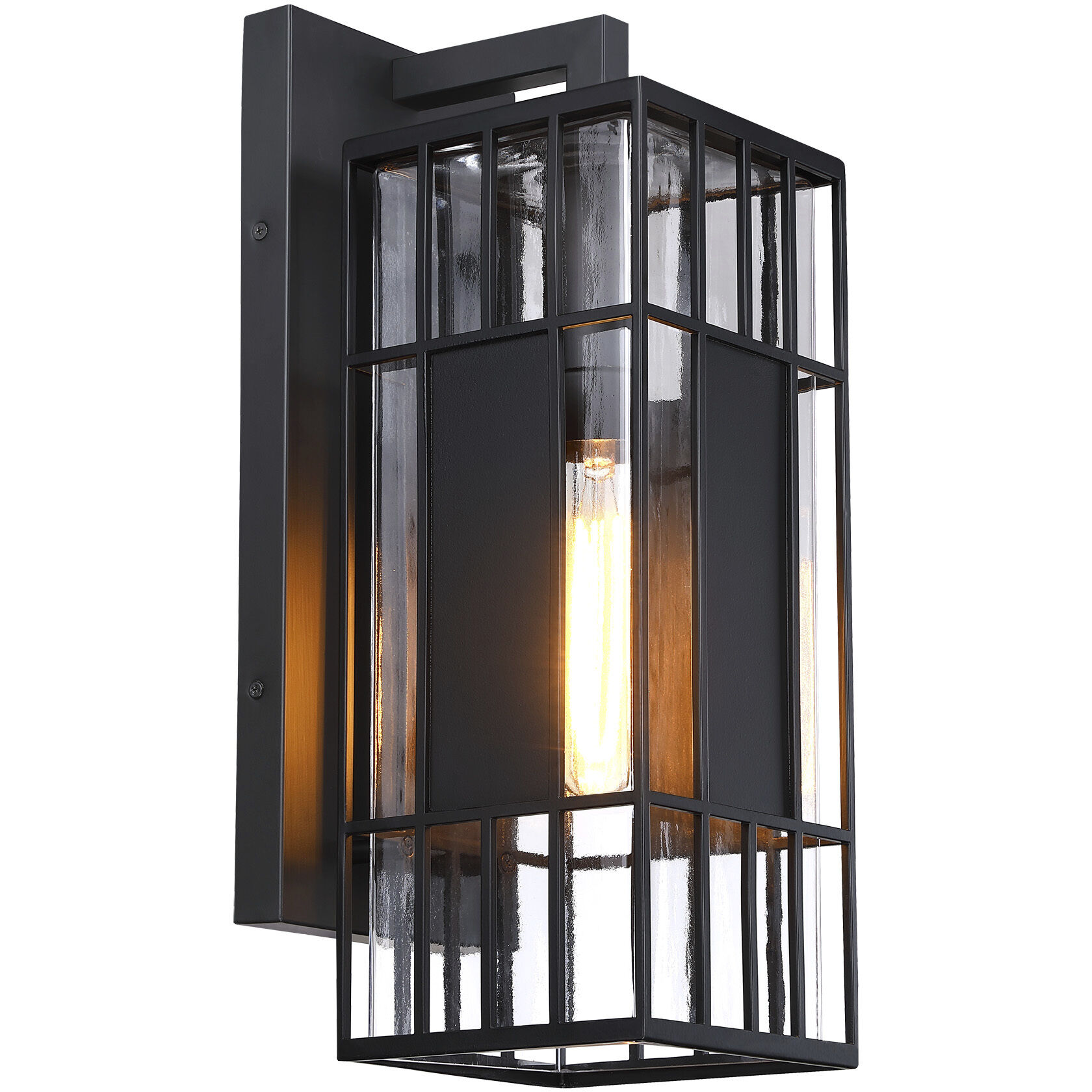 Edgehill LED 18 inch Black Outdoor Wall Sconce