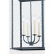 Zuma 4 Light 15 inch Verdigris Outdoor Pendant