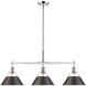Yep Orwell Island Light Ceiling Light in Chrome, Rubbed Bronze