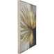 Palm Multi - Black and Gray and Gold Wall Art