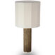 Anne-Marie Barton Fumar 29 inch 15.00 watt Ridged Tombac Table Lamp Portable Light