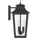 Spring Cove 3 Light 16.5 inch Matte Black Outdoor Wall Lantern, Large
