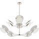 Thomas O'Brien Osiris 8 Light 54 inch Polished Nickel Reflector Chandelier Ceiling Light, Large