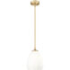 Oren 1 Light 8 inch Modern Gold Pendant Ceiling Light