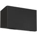 Amora LED 6 inch Black Outdoor Wall Sconce