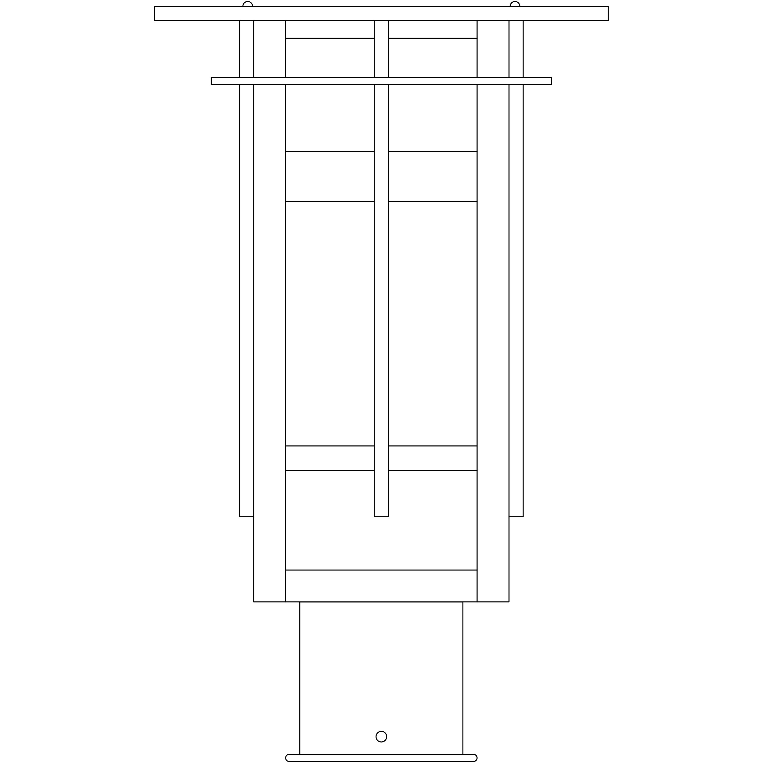 Finsbury 1 Light 10.5 inch Verdigris Patina Post Mount in White Opalescent